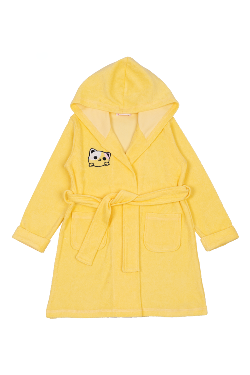 Халат (банный) для девочки M1191M-3/6 р.98 св.жёлтый (Такро)