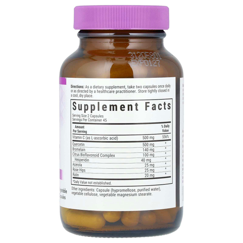 Bluebonnet Nutrition, Super Quercetin, 90 растительных капсул