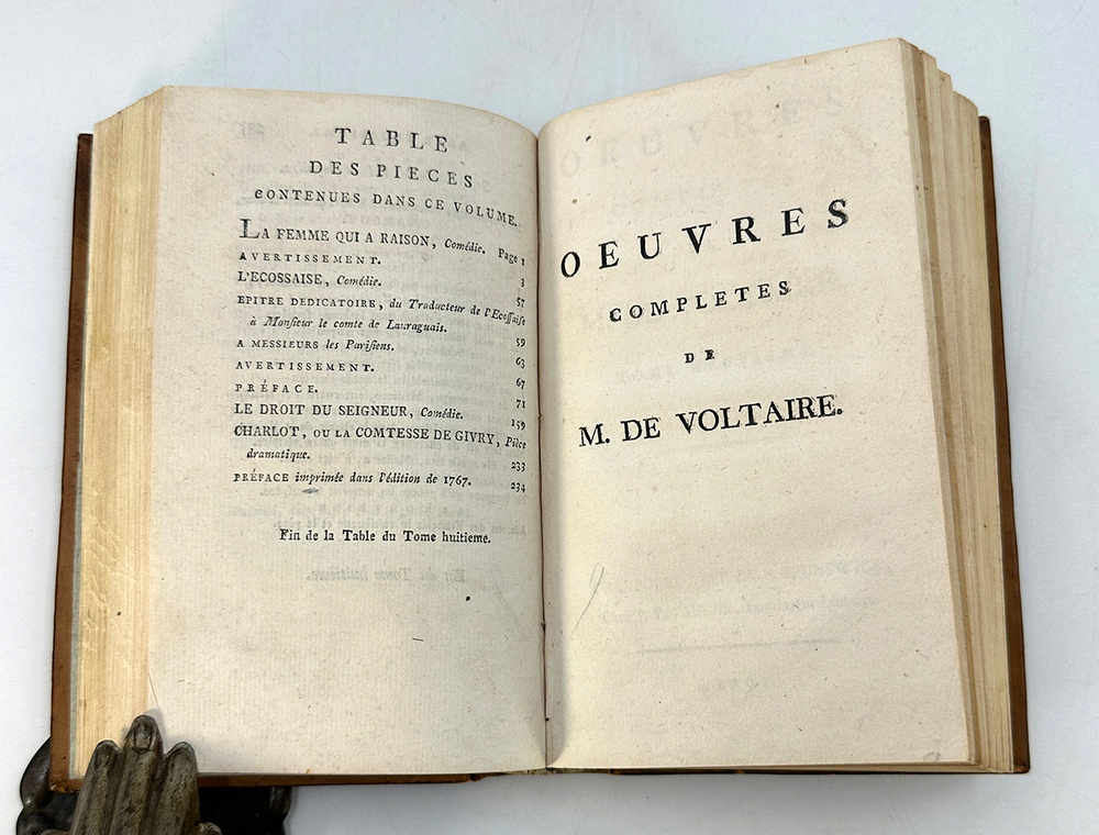 Вольтер. Полное собрание сочинений Вольтера / Oeuvres completes de M. de Voltaire. Том 8-9. 1791