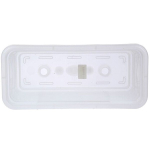 Кашпо для цветов пластиковое 6л d-20см «Квадро» прозрачный