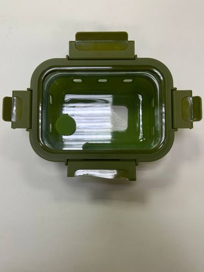 Контейнер для запекания, хранения и переноски продуктов Smart Solutions, 370 мл, зеленый (уценка)