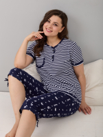 Пижама с бриджами КД-61/морская