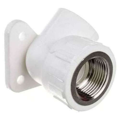 Угольник РОСТерм PPR комбинированная D25х3/4 ВР С КРЕПЛ