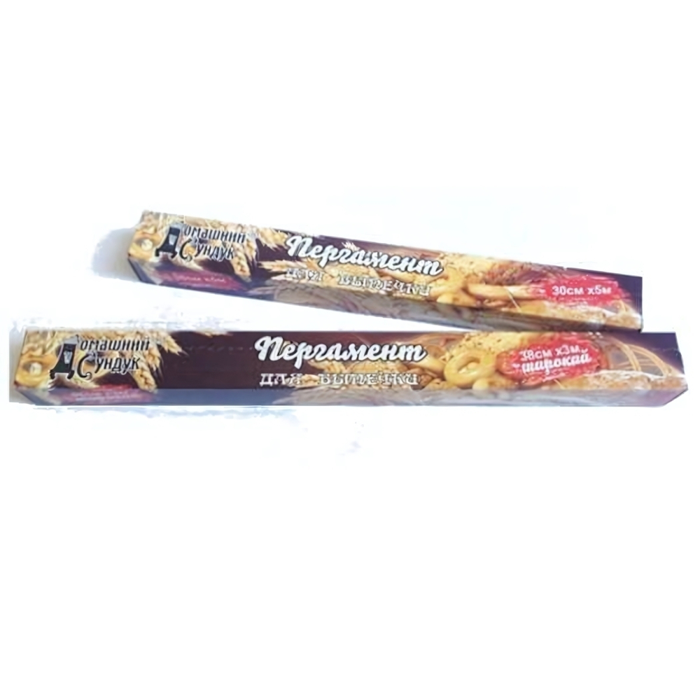 Пергамент для выпекания ШИРОКИЙ 38см 3м "Домашний сундук" ДС-97