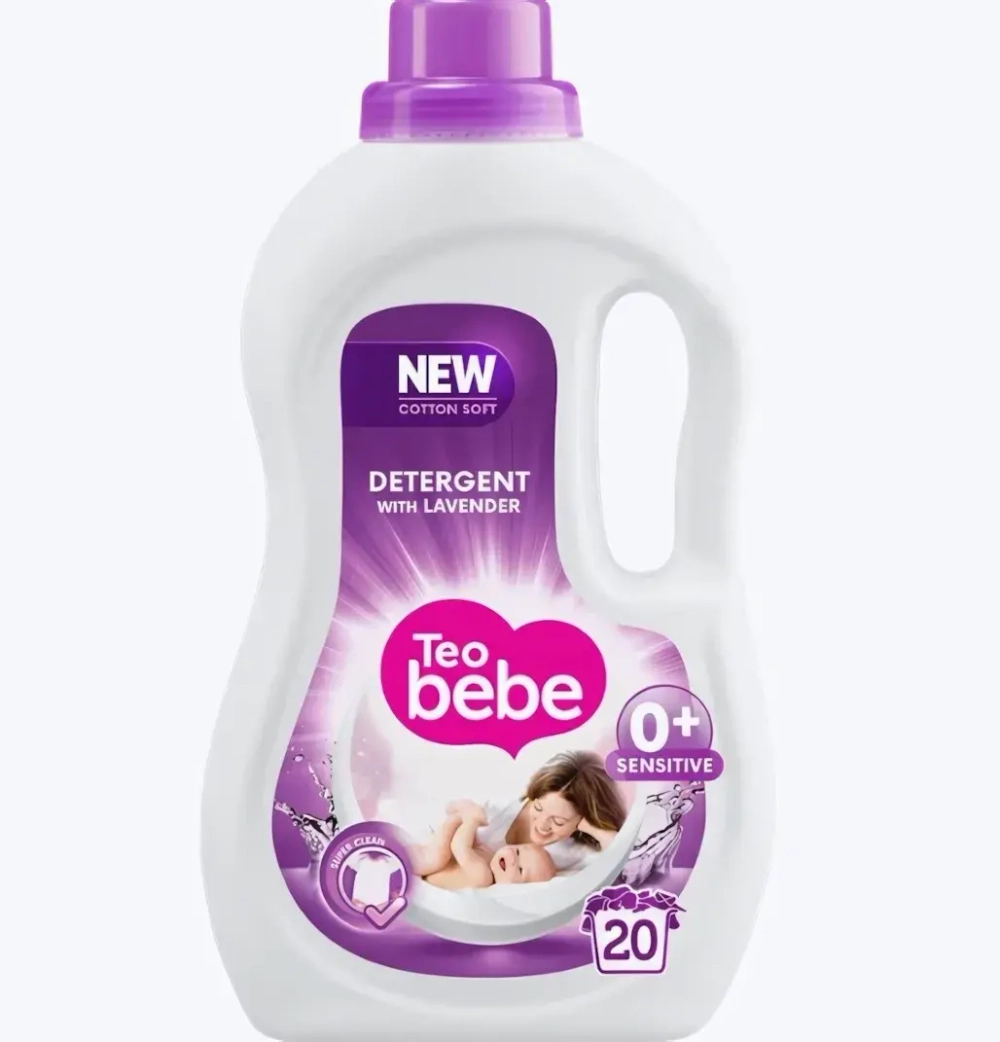 Гель для стирки TEO BEBE Для детского белья Lavender 1,1л