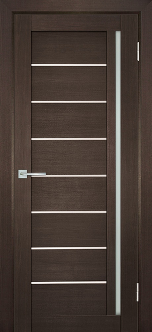 Дверь ТЕХНО-741 / Цвет Венге / белый сатинат / Двери МАРИАМ