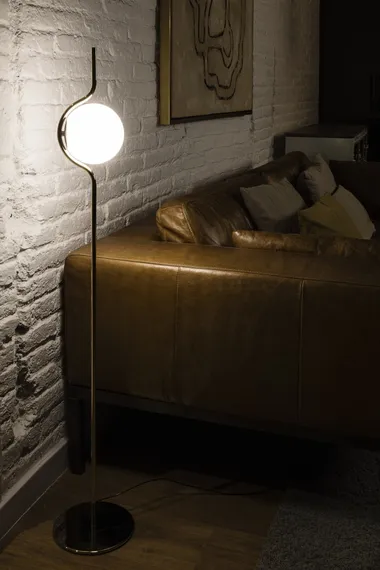 Торшер Le Vita золотой