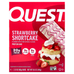 Quest Nutrition, протеиновый батончик, клубничное песочное печенье, 4 шт. по 60 г (2,12 унции)
