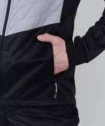 Куртка разминочная NORDSKI HYBRID Black/Grey, мужская, NSM855201