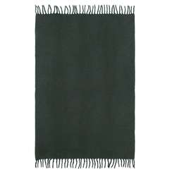 Плед мохеровый хвойно-зеленого цвета из коллекции essential, 130х180 см