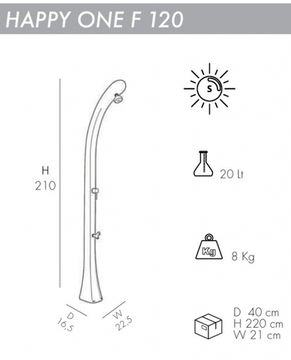 Душ солнечный Happy One F 120