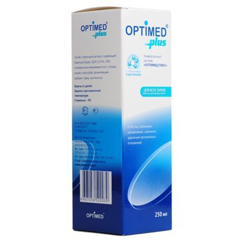 Раствор для линз Оптимед Плюс 250мл.