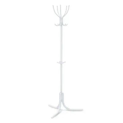 Вешалка напольная 600*600*1800мм (5 крючков) Матовый белый ВК5/МБ
