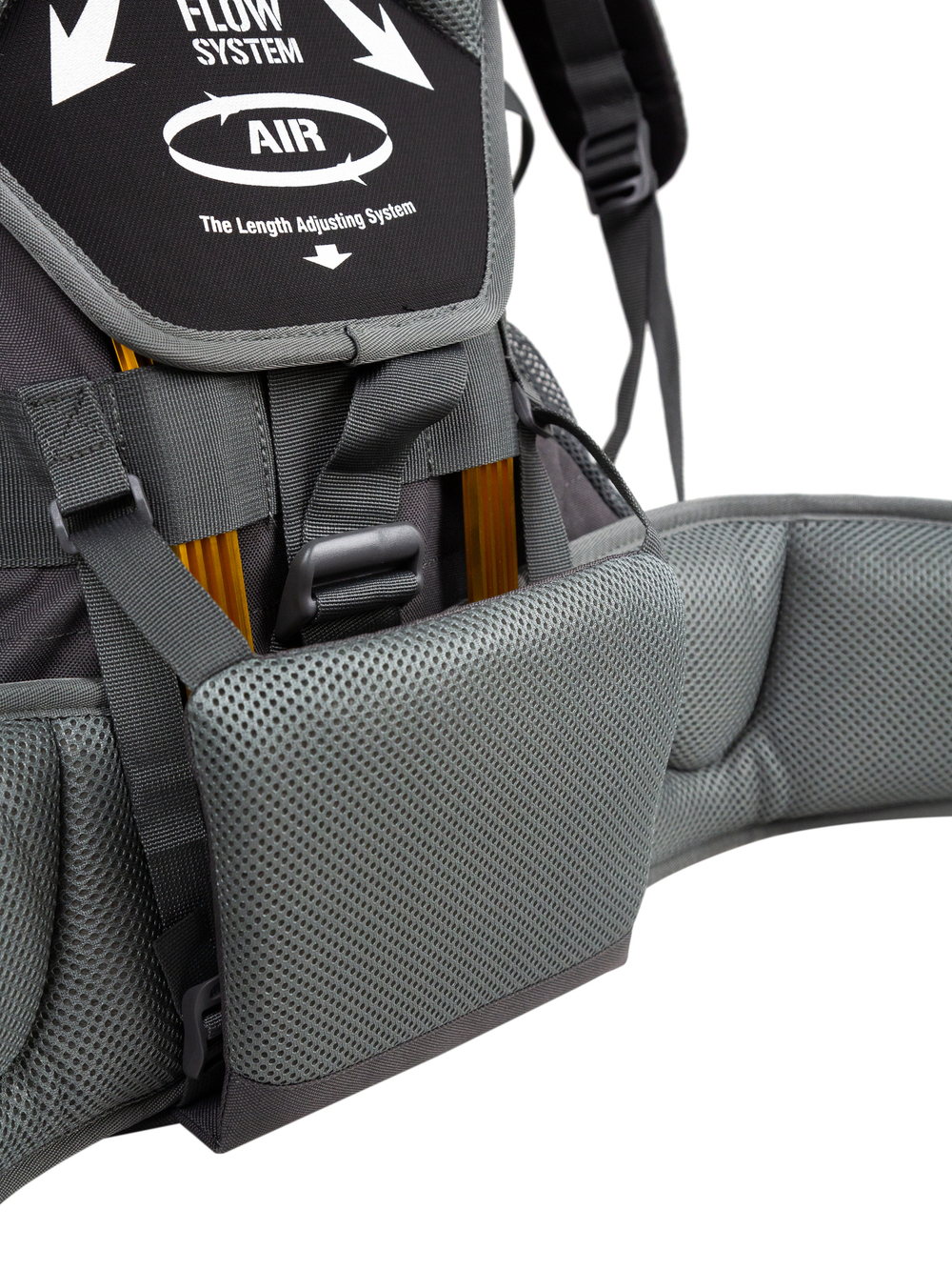 Рюкзак туристический Naturehike, 70л, серый (NH70B070-B)