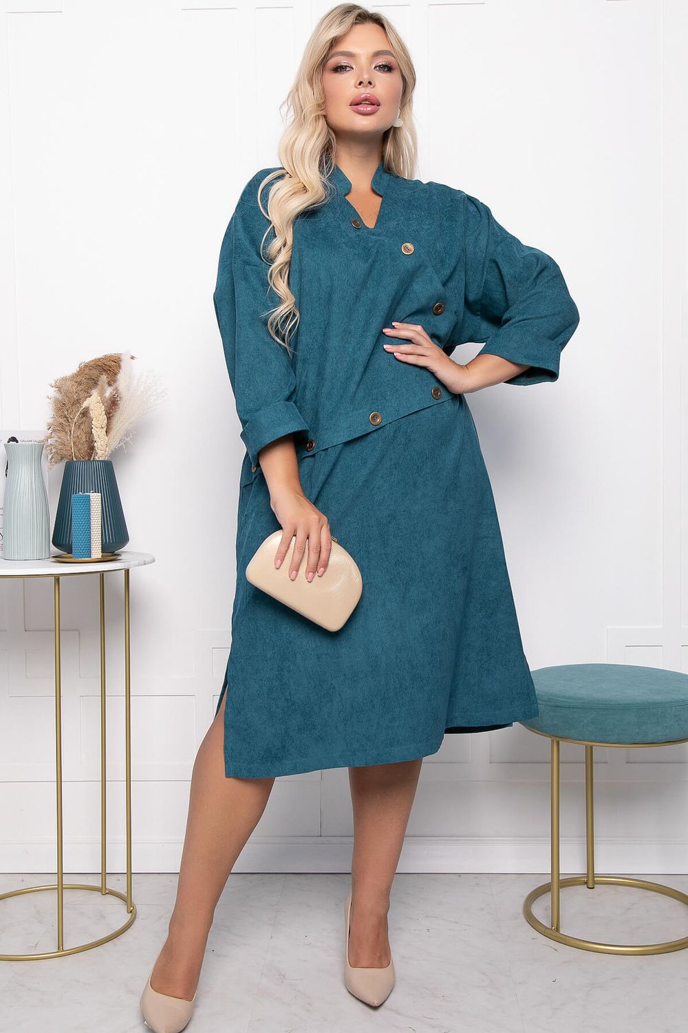 Платье "Памела" П7261 (индиго) LT Collection