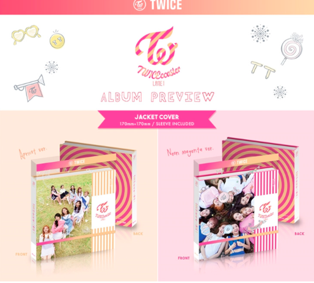 Альбом TWICE - 3rd Mini Album TWICEcoaster : LANE 1