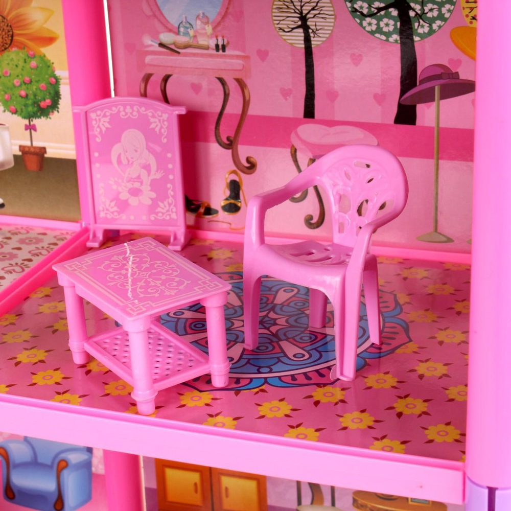 Дом для куклы с мебелью, коробка DSJ588-2