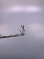 Петля - пружина дверки Indesit Ariston C00087073 + скобы + шурупы