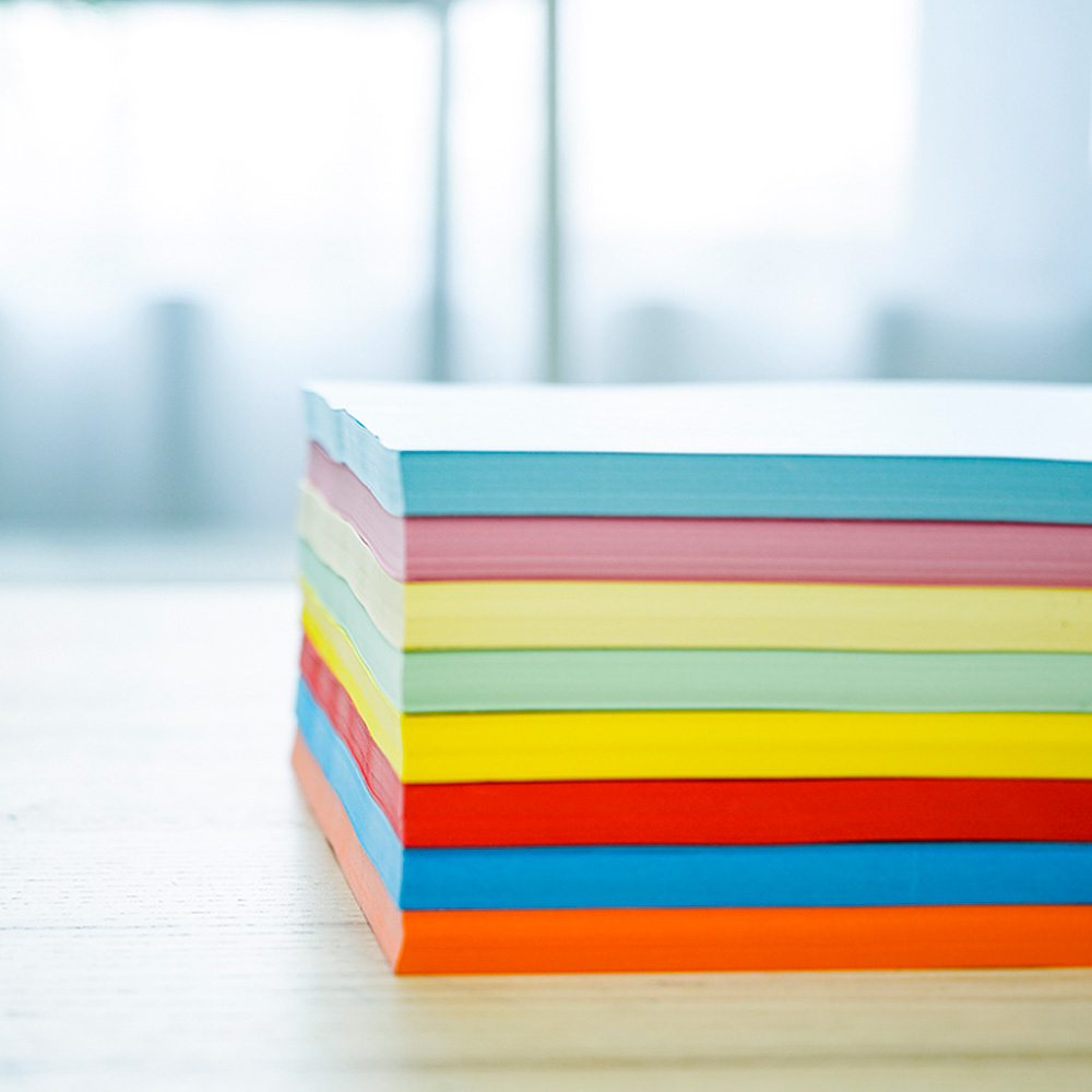 Бумага цветная Deli Pale, А4, 80 г/кв.м., 100 л., желтая