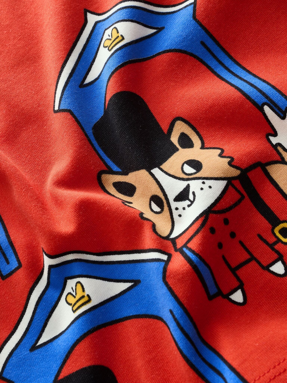 Пижама для мальчика Next AJ4-852, 3 шт., Синий, Бежевый, Красный