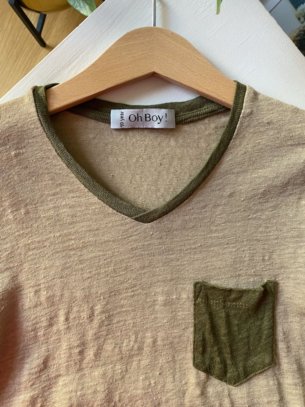 Льняная футболка Oh Boy, 140
