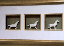 Картина по фен-шуй Фигурки лошадей