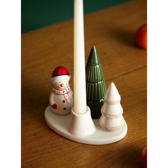 Подсвечник новогодний enchanted forest из коллекции new year essential, 14 см