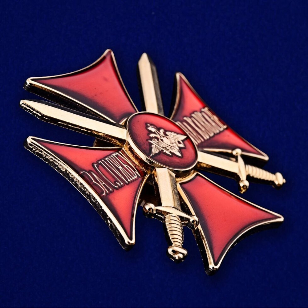 Знак "Крест За службу на Кавказе" (красный)