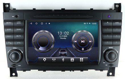 Магнитола для Mercedes-Benz G (W463) 2006-2012, C (W203) 2004-2007 - Carmedia MKD-7013-S10 Android 12, ТОП процессор, 4Гб+64Гб, CarPlay, SIM-слот