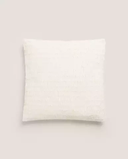 ZARA HOME РЕЛЬЕФНЫЙ ЧЕХОЛ ДЛЯ ДЕКОРАТИВНОЙ ПОДУШКИ