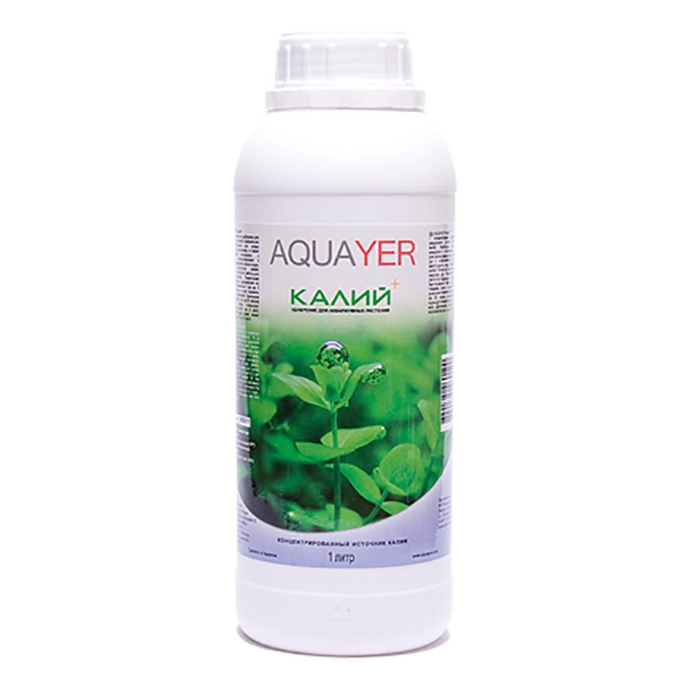 Aquayer Калий+ 1 л - удобрение ежедневное для растений с калием (Удо Ермолаева)