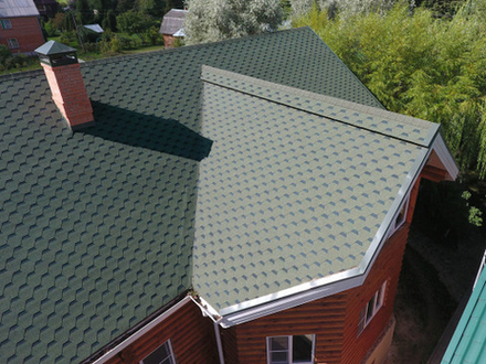 Гибкая черепица Docke EUROPA Карат Зеленый 3м2