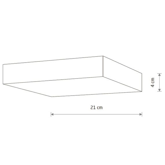 Потолочный cветильник Nowodvorski Lid Square Led White 10431