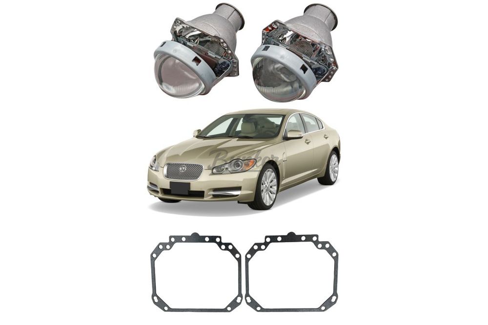 Готовый комплект для замены штатных линз Jaguar XF I дорестайлинг 2007-2011