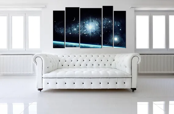 Модульная картина "Звездная галактика