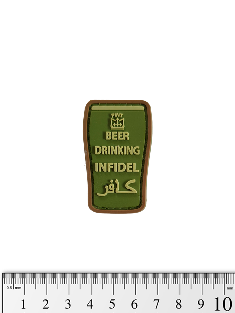 Шеврон Infidel Beer Drinking PVC. Олива