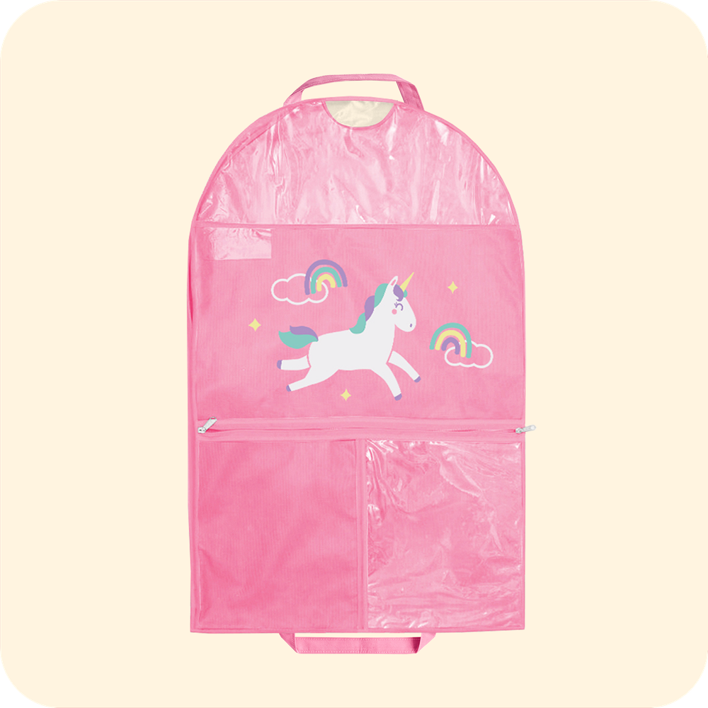 Детский чехол с карманами 80х50. Единорог