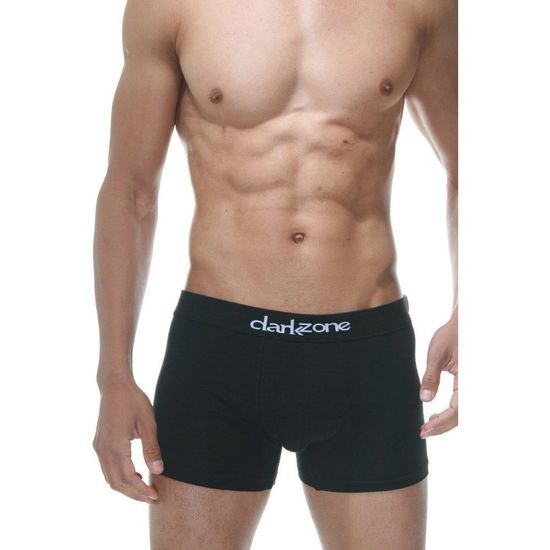 Набор мужских трусов боксеров 3в1 (хаки, хаки с принтом, черный) DARKZONE DZN9019