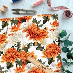 Ткань премиум Оксфорд 600D цветочные акценты