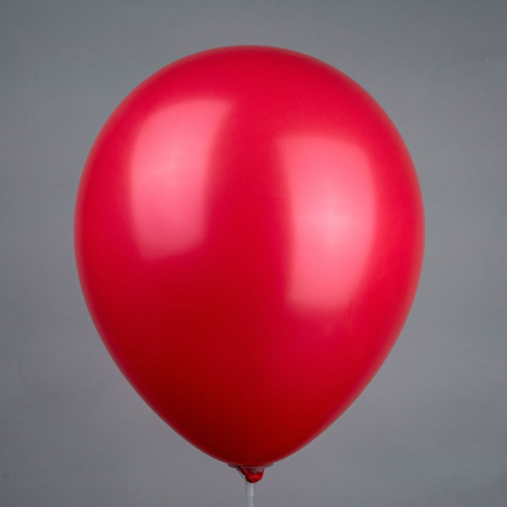 Шар12"" Пастель красный/Red (50 шт./уп.) /БК П