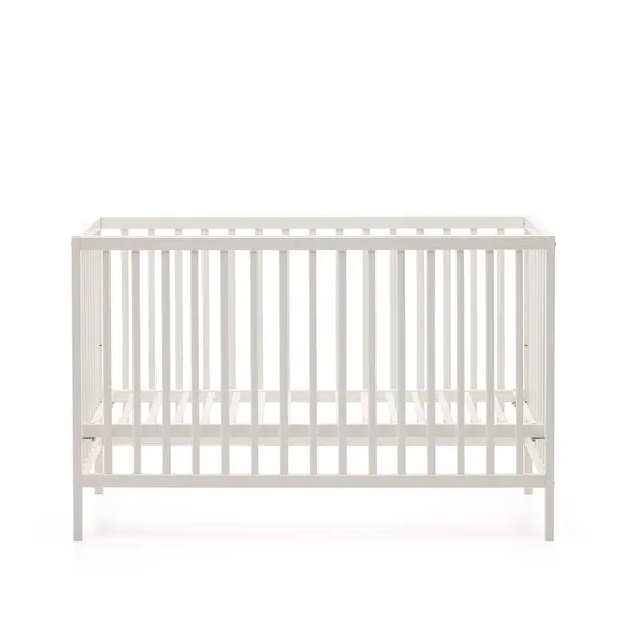 Shantal Детская кроватка из массива бука с белой отделкой 60 x 120 см