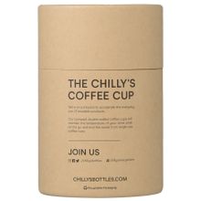 Chilly&#39;s Bottles Термокружка Coffee Cup 340 мл Monochrome Black