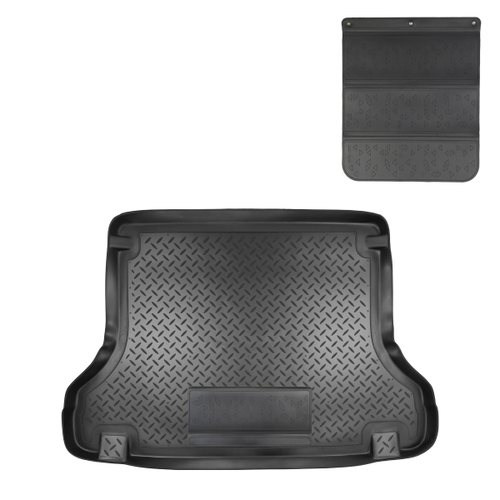 Коврик в багажник Norplast/Unidec для Chevrolet Lanos в кузове SD (1997-), Черный, арт.NPL-P-15-20-APP