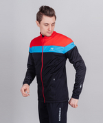 Куртка разминочная NORDSKI DRIVE Black/Red, мужская, NSM805910