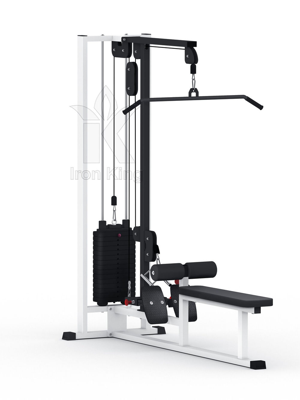 Комбинированная Тяга сверху, к поясу Белый