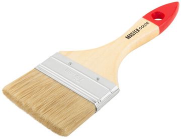 Кисть флейцевая, натур. щетина, 55% топс, лакиров.ручка, ширина 75 мм