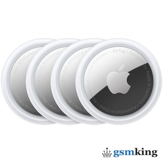 Apple AirTag 4 Select (4 штуки) Silver MX542RU/A