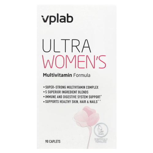 VPLab , Ultra Women’s, мультивитамины для женщин, 90 капсул