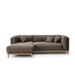 3-х местный нераскладной диван с кушеткой Case 909/924