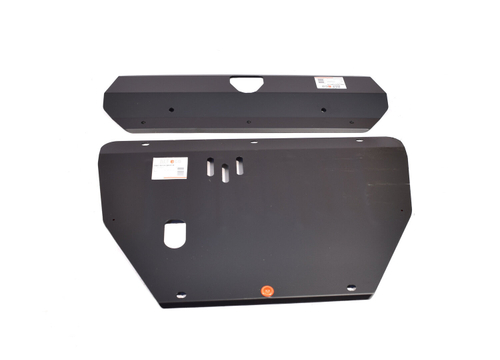 Защита ALFeco картера двигателя и кпп для Hyundai Elantra III (XD) (ТАГАЗ) 2000-2006, V-1,6 2 части (сталь 2 мм) арт.ALF1003st